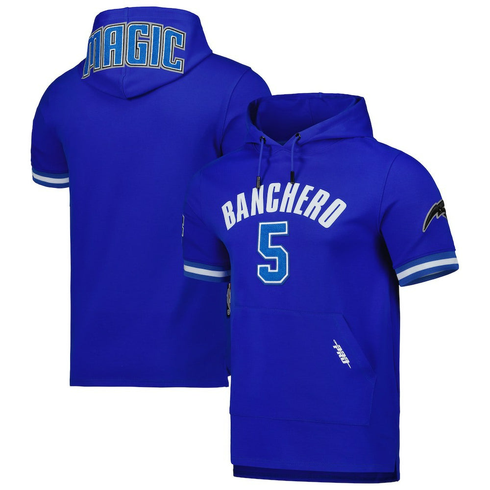 Paolo Banchero Orlando Magic Pro Standard Name & Number Short Sleeve Pullover Hoodie New