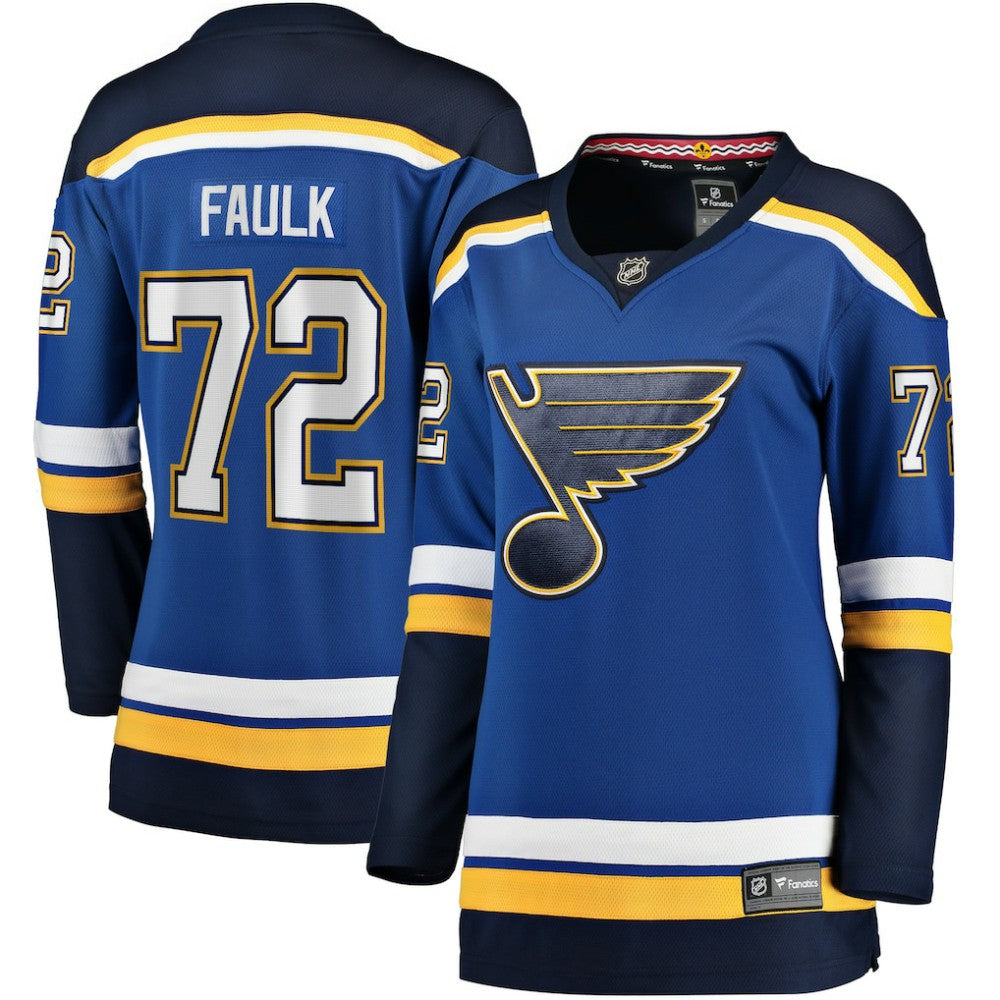 Justin Faulk St. Louis Blues Fanatics Women's Home Breakaway Player Jersey Sale