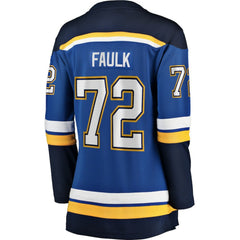 Justin Faulk St. Louis Blues Fanatics Women's Home Breakaway Player Jersey Sale