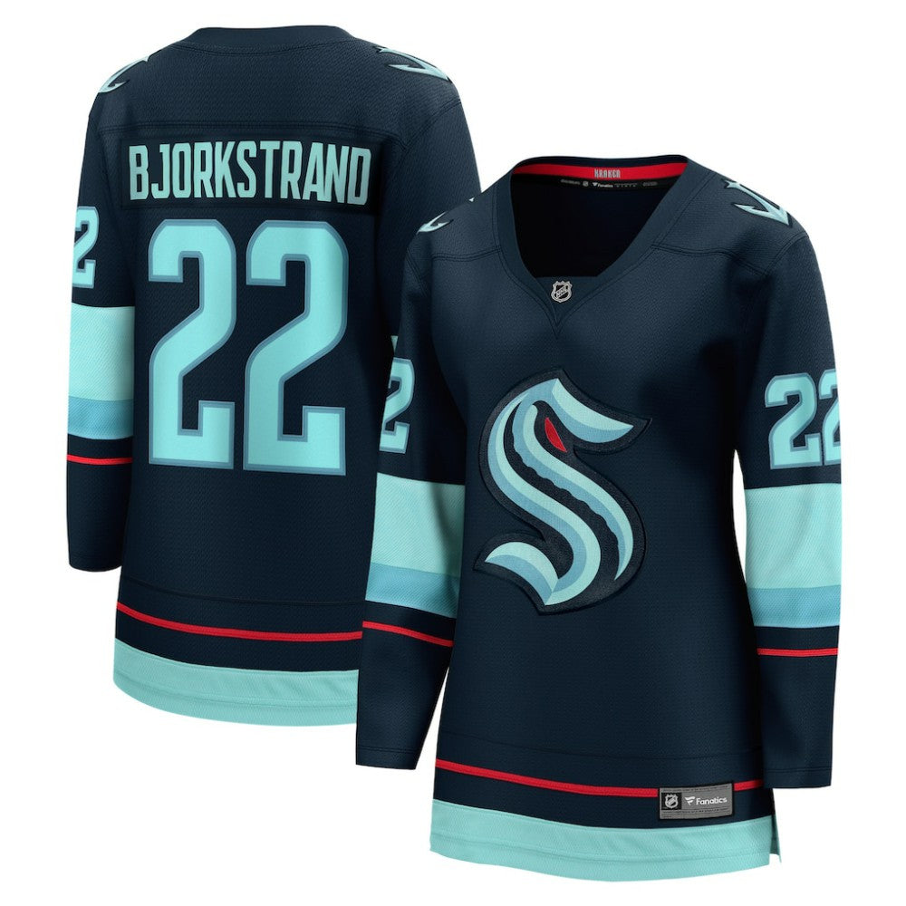 Oliver Bjorkstrand Seattle Kraken Fanatics Women's Home Breakaway Player Jersey Outlet