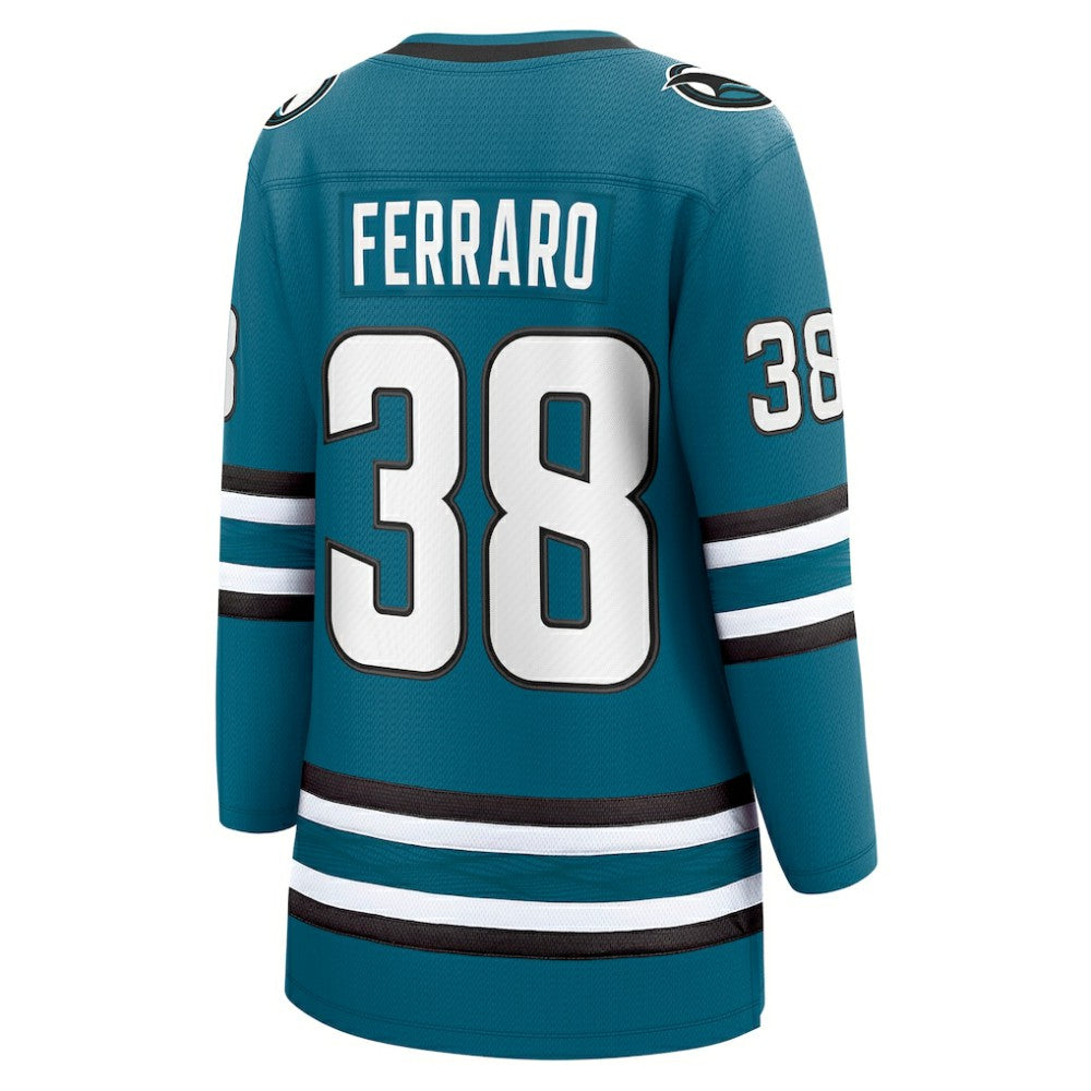 Mario Ferraro San Jose Sharks Fanatics Women's Home Breakaway Player Jersey Outlet