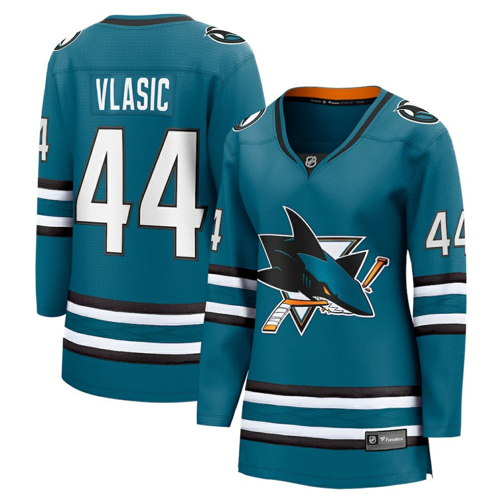 Marc-Edouard Vlasic San Jose Sharks Fanatics Women's Home Breakaway Player Jersey For Sale