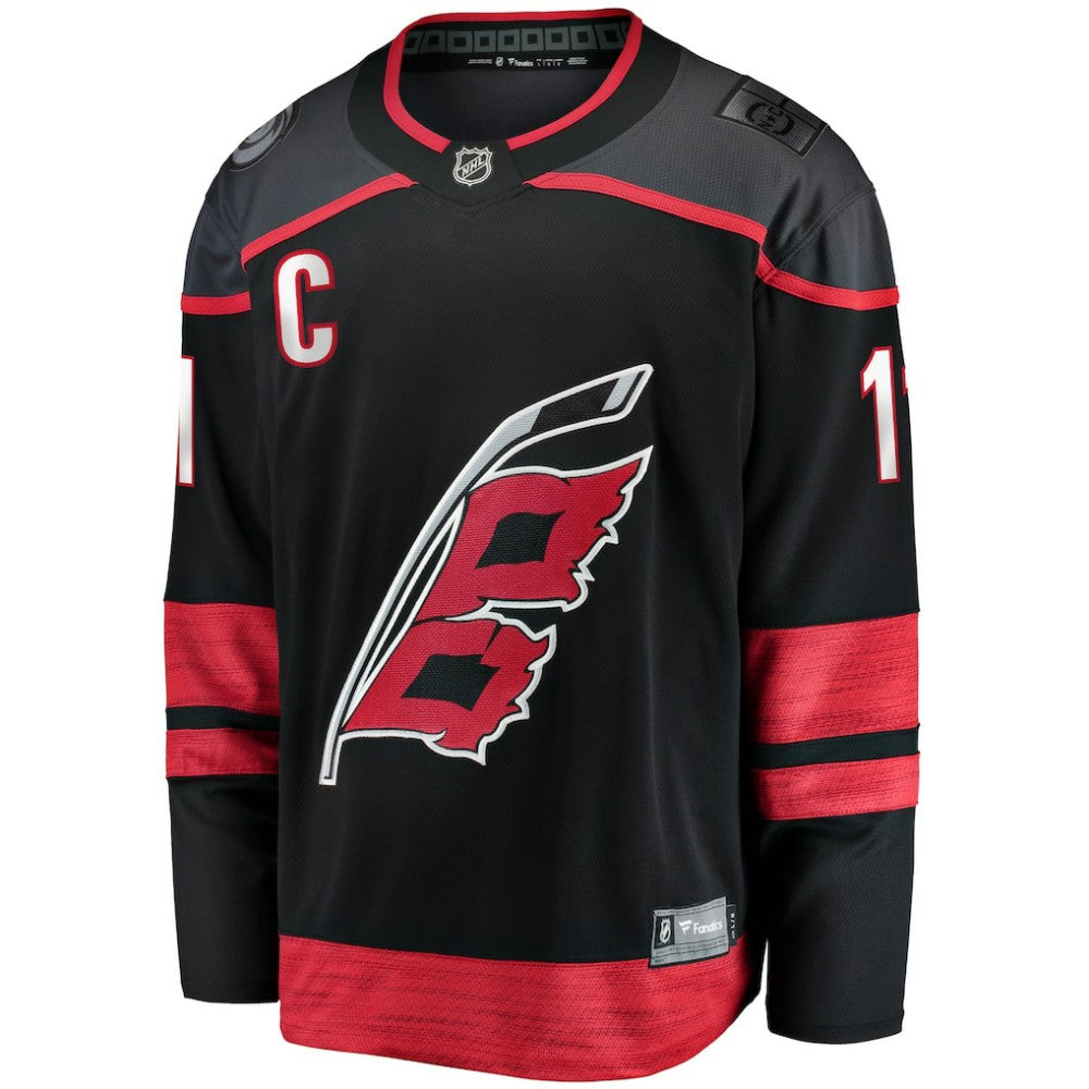 Jordan Staal Carolina Hurricanes Fanatics Home Captain Patch Breakaway Player Jersey Sale