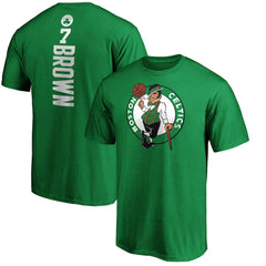 Jaylen Brown Boston Celtics Playmaker Name & Number Logo T-Shirt On Sale