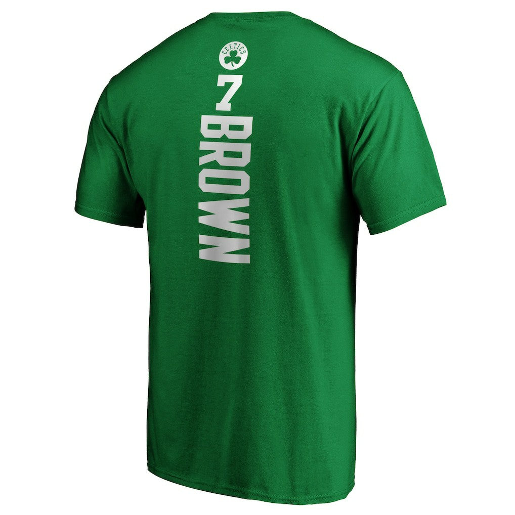 Jaylen Brown Boston Celtics Playmaker Name & Number Logo T-Shirt On Sale