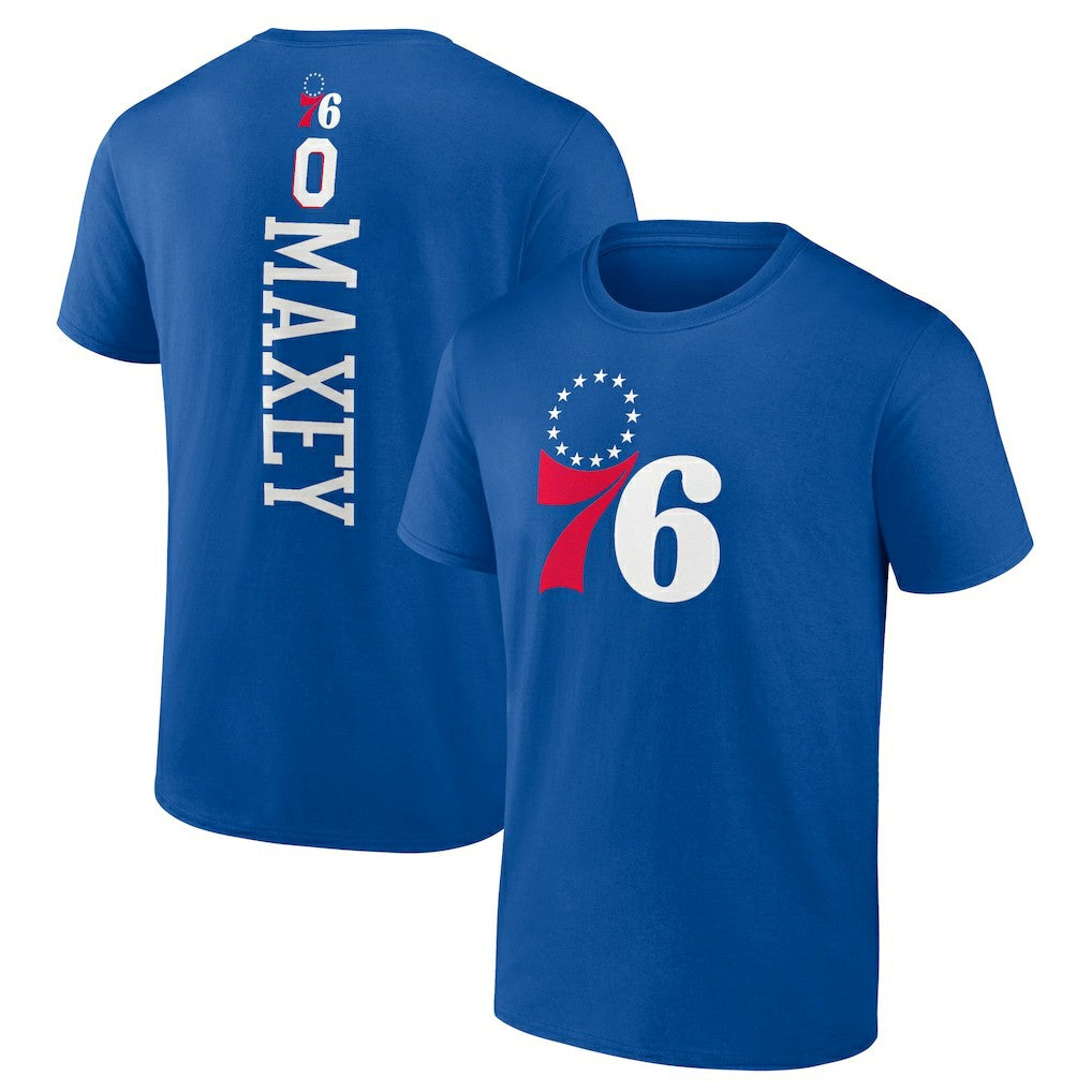 Tyrese Maxey Philadelphia 76ers Playmaker Name & Number T-Shirt Discount