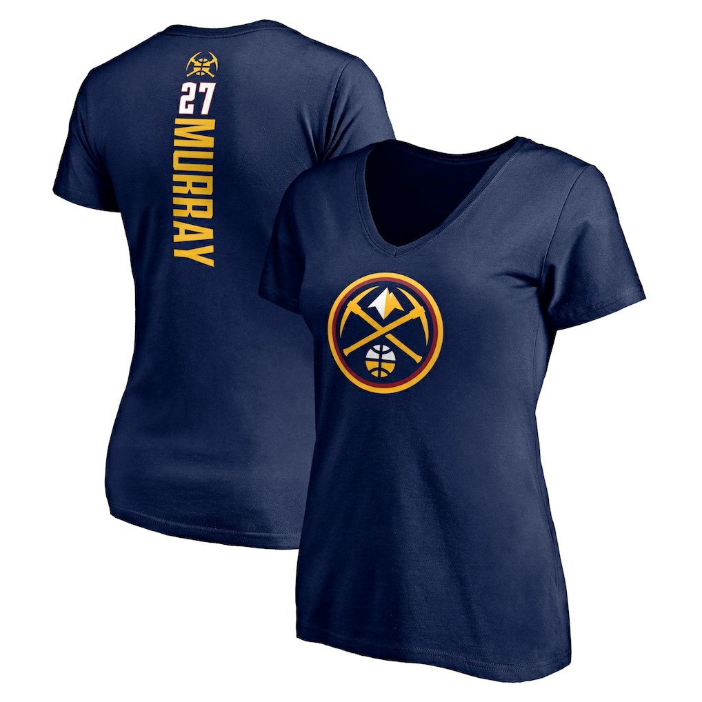 Jamal Murray Denver Nuggets Women's Playmaker Name & Number V-Neck T-Shirt sale Outlet