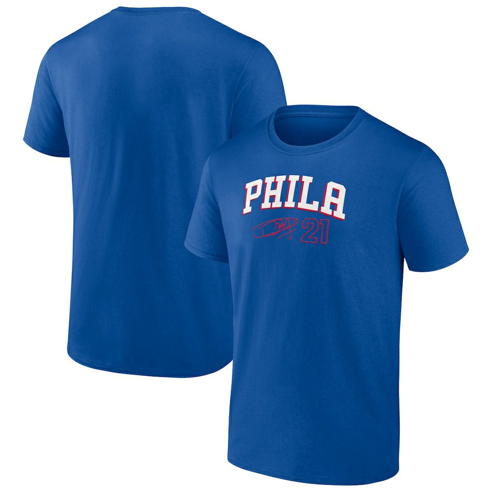 Joel Embiid Philadelphia 76ers Name & Number T-Shirt For Sale