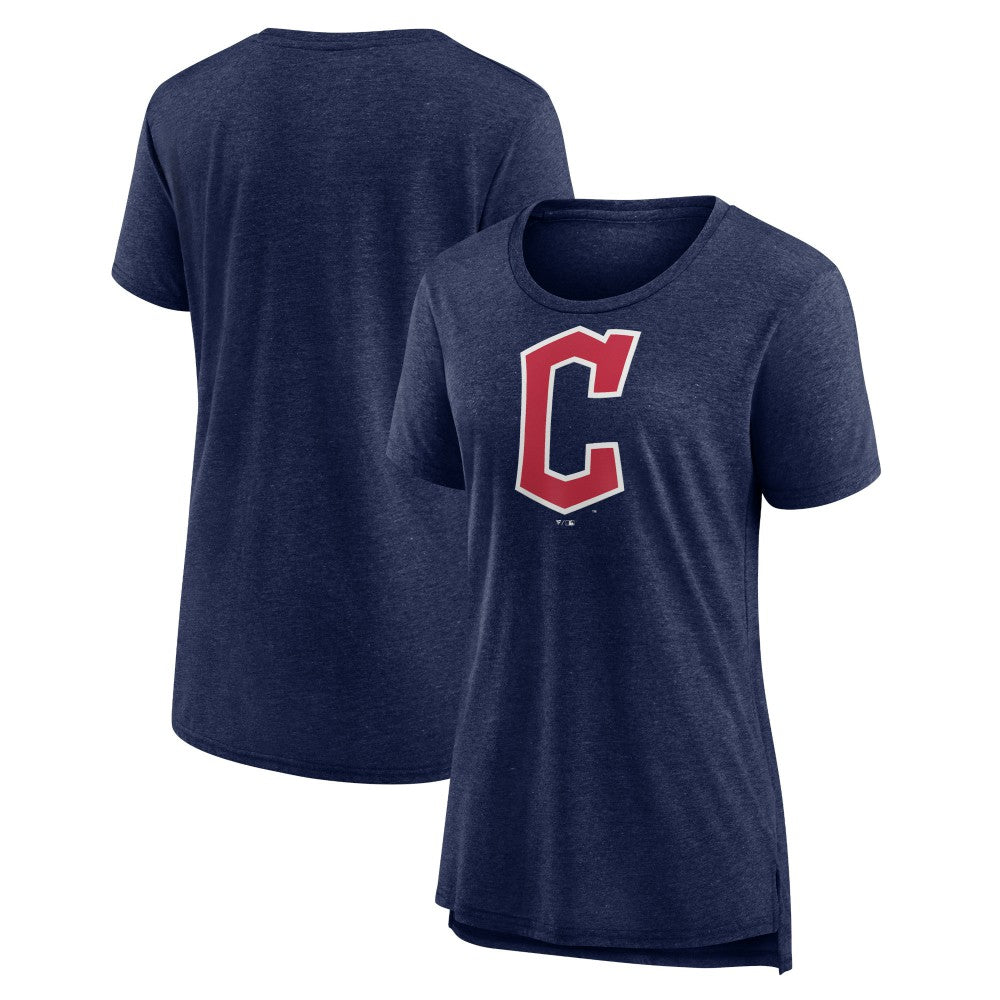 Cleveland Guardians Women's Official Wordmark Tri-Blend T-Shirt | MLB Online