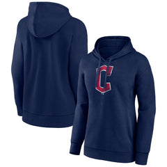 Cleveland Guardians Women's Distressed Team Pullover Hoodie | MLB On Sale