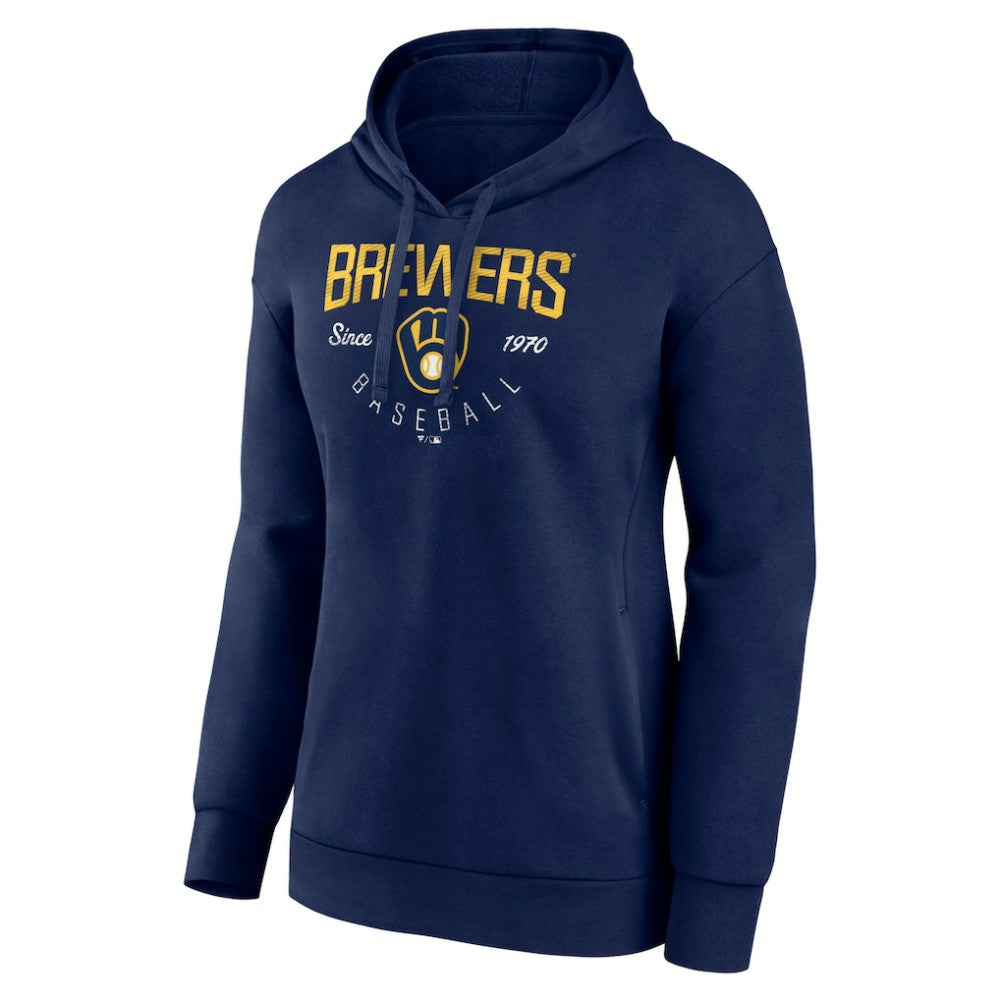 Milwaukee Brewers Women's Live For It Pullover Hoodie | MLB Sale