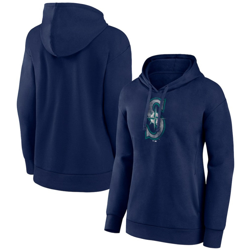 Seattle Mariners Women's Distressed Team Pullover Hoodie | MLB Shop