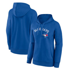 Toronto Blue Jays Women's Team Logo Lockup Pullover Hoodie | MLB Outlet