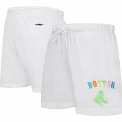 Boston Red Sox Pro Standard Women's Washed Neon Shorts | MLB Near me