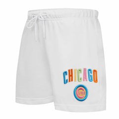Chicago Cubs Pro Standard Women's Washed Neon Shorts | MLB For sale