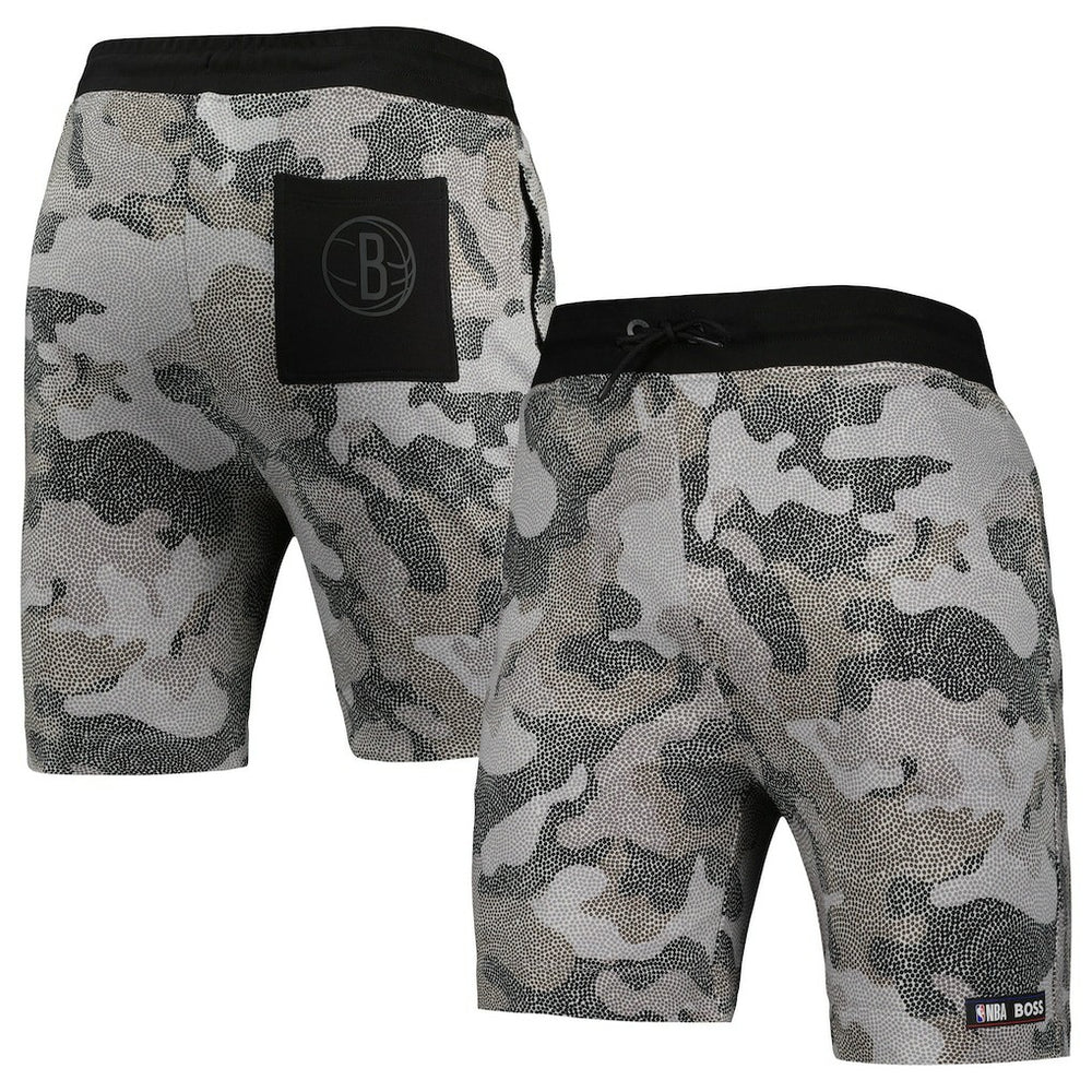 Brooklyn Nets NBA x Hugo Boss Slam Camo Shorts Discount