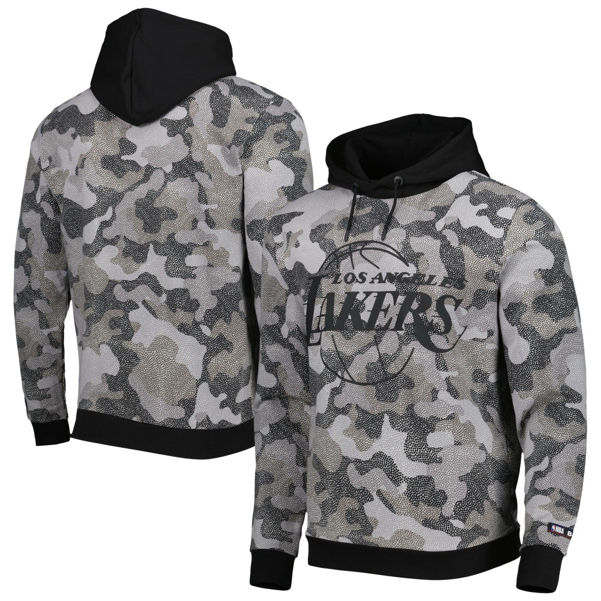 Los Angeles Lakers Hugo Boss x NBA Camo Pullover Hoodie New