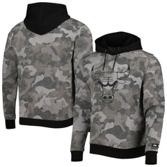 Chicago Bulls Hugo Boss Camo Pullover Hoodie On Sale