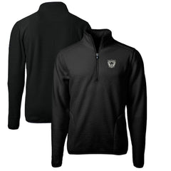 Las Vegas Raiders  Cutter & Buck Cascade Eco Sherpa Fleece Big & Tall Quarter-Zip Throwback Jacket