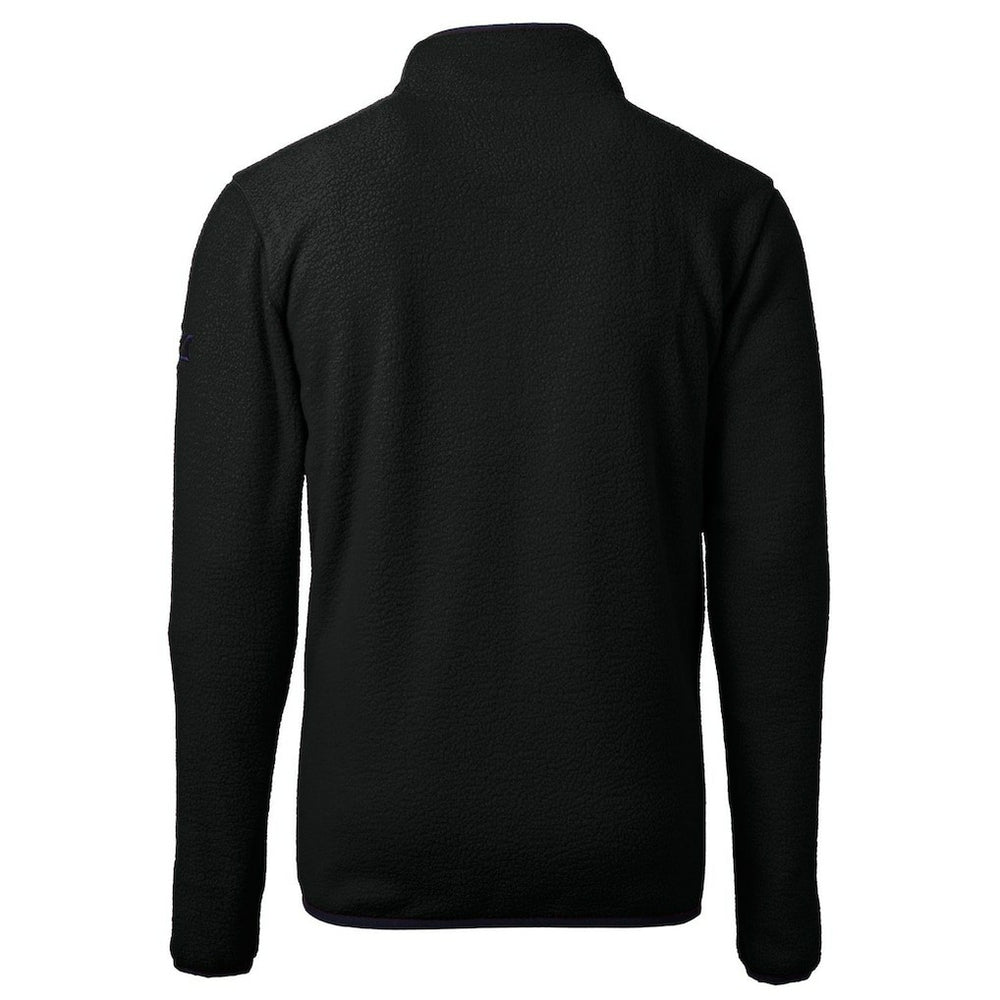 Las Vegas Raiders  Cutter & Buck Cascade Eco Sherpa Fleece Big & Tall Quarter-Zip Throwback Jacket