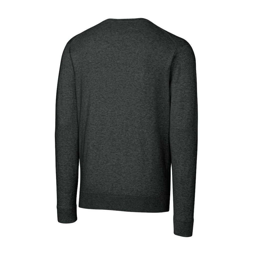 New York Giants  Cutter & Buck Throwback Logo Lakemont Tri-Blend Big & Tall V-Neck Pullover Sweater
