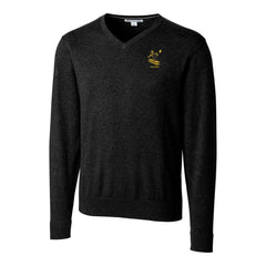 Pittsburgh Steelers  Cutter & Buck Throwback Logo Lakemont Tri-Blend Big & Tall V-Neck Pullover Sweater