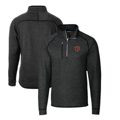 Chicago Bears  Cutter & Buck Mainsail Sweater-Knit Big & Tall Half-Zip Pullover Jacket
