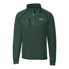 New York Jets  Cutter & Buck Mainsail Sweater-Knit Big & Tall Half-Zip Pullover Jacket