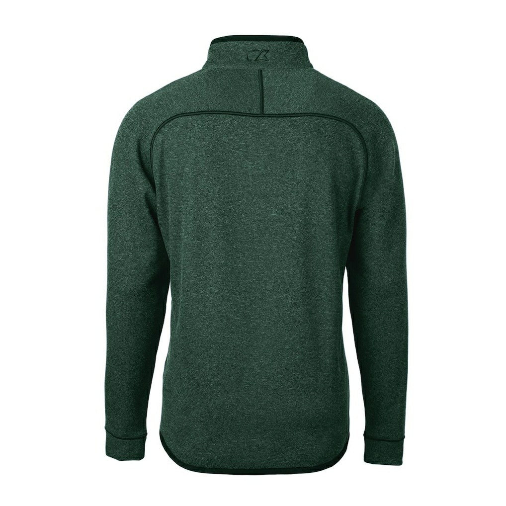 New York Jets  Cutter & Buck Mainsail Sweater-Knit Big & Tall Half-Zip Pullover Jacket