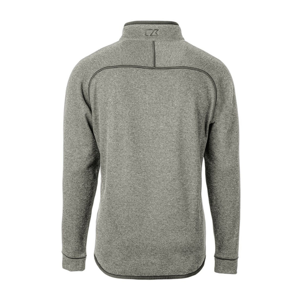 Detroit Lions  Cutter & Buck Mainsail Sweater-Knit Big & Tall Half-Zip Pullover Jacket