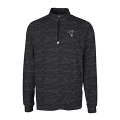 Indianapolis Colts  Cutter & Buck Throwback Logo Big & Tall Traverse Camo Print Stretch Quarter-Zip Pullover Top