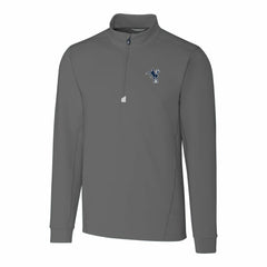 Indianapolis Colts  Cutter & Buck Throwback Logo Traverse Stretch Quarter-Zip Big & Tall Pullover Top