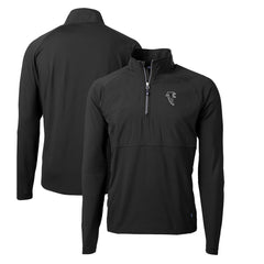 Atlanta Falcons  Cutter & Buck Adapt Eco Knit Hybrid Recycled Quarter-Zip Throwback Pullover Top