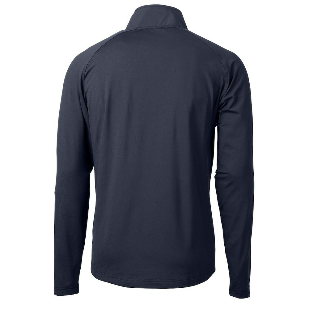 Los Angeles Chargers  Cutter & Buck Adapt Eco Knit Hybrid Recycled Quarter-Zip Throwback Pullover Top