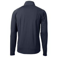 Los Angeles Chargers  Cutter & Buck Adapt Eco Knit Hybrid Recycled Quarter-Zip Throwback Pullover Top