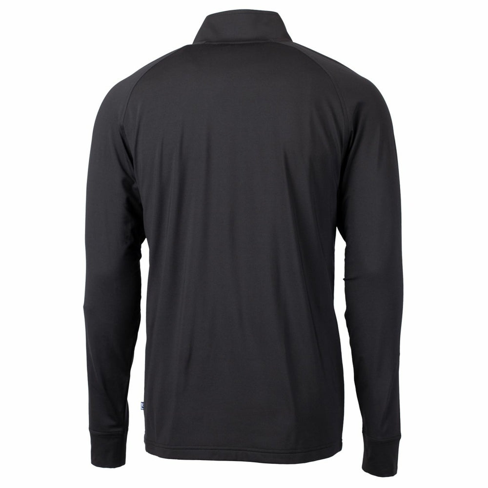 Tampa Bay Buccaneers  Cutter & Buck Adapt Eco Knit Stretch Recycled Quarter-Zip Throwback Pullover Top
