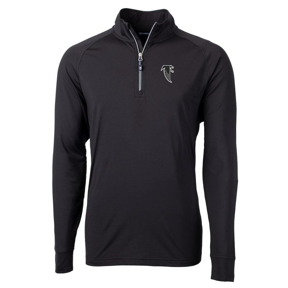 Atlanta Falcons  Cutter & Buck Adapt Eco Knit Stretch Recycled Quarter-Zip Throwback Pullover Top