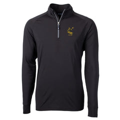 Pittsburgh Steelers  Cutter & Buck Adapt Eco Knit Stretch Recycled Quarter-Zip Throwback Pullover Top