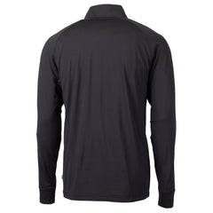 Miami Dolphins  Cutter & Buck Adapt Eco Knit Stretch Recycled Quarter-Zip Throwback Pullover Top