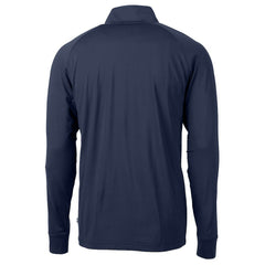 New York Giants  Cutter & Buck Adapt Eco Knit Stretch Recycled Quarter-Zip Throwback Pullover Top