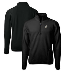 New Orleans Saints  Cutter & Buck Throwback Eco Sherpa Fleece Quarter-Zip Pullover Jacket