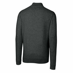 Detroit Lions  Cutter & Buck Throwback Logo Lakemont Tri-Blend Quarter-Zip Pullover Sweater