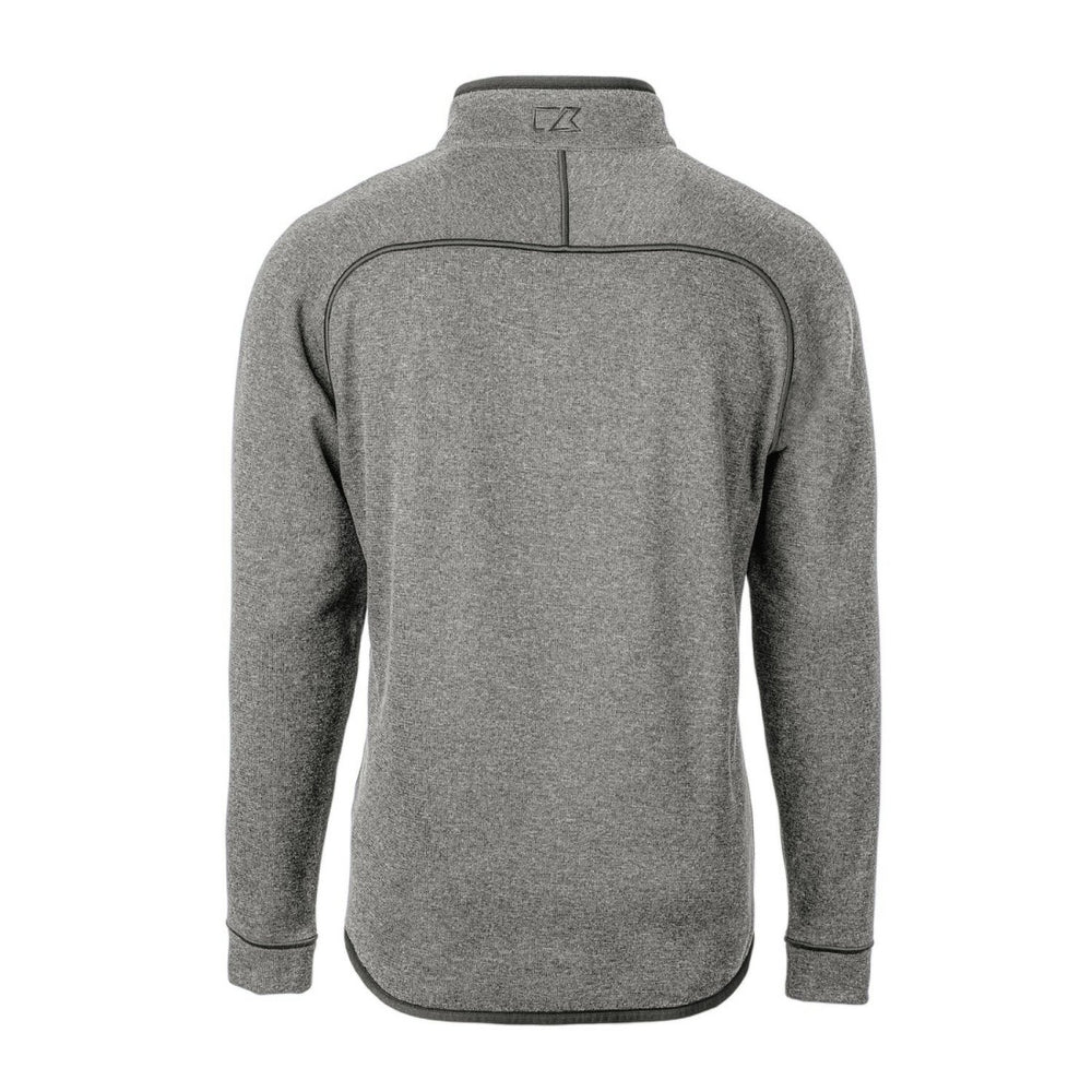 Detroit Lions  Cutter & Buck Throwback Logo Mainsail Sweater-Knit Half-Zip Pullover Jacket