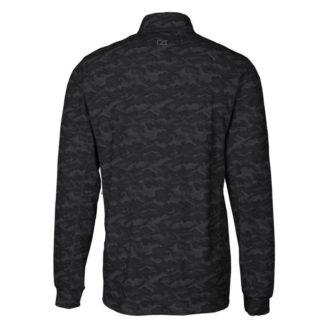 Detroit Lions  Cutter & Buck Throwback Logo Traverse Camo Print Stretch Quarter-Zip Pullover Top