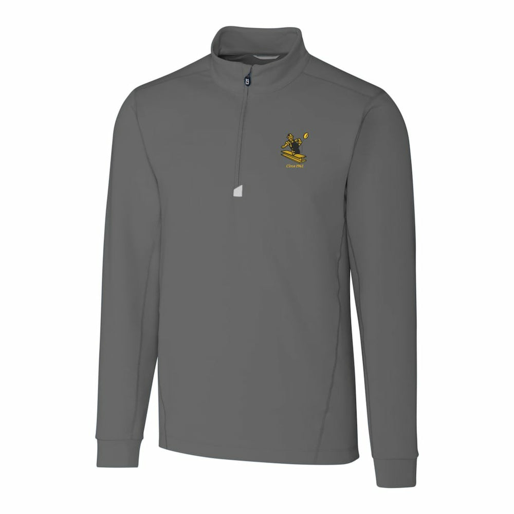 Pittsburgh Steelers  Cutter & Buck Throwback Logo Traverse Stretch Quarter-Zip Pullover Top