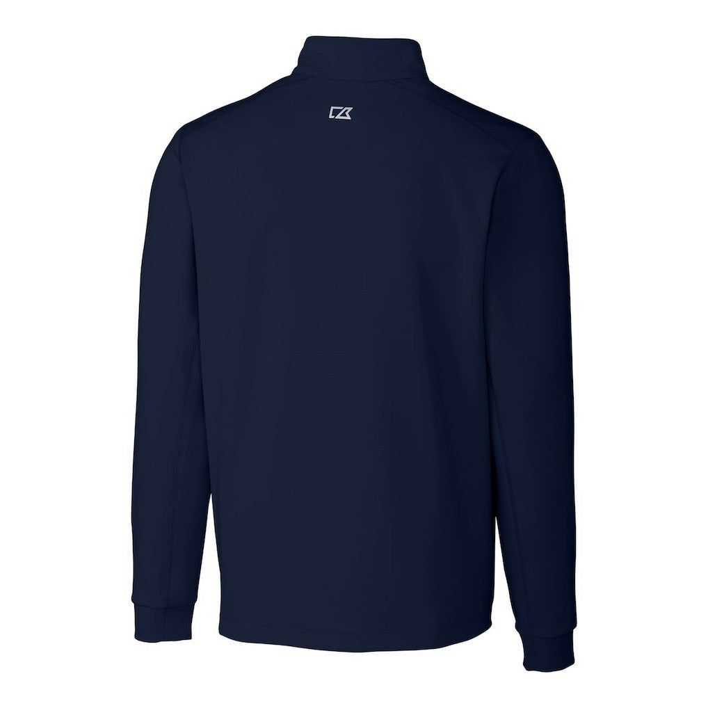 Chicago Bears  Cutter & Buck Throwback Logo Traverse Stretch Quarter-Zip Pullover Top