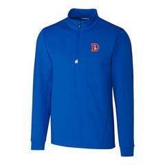 Denver Broncos  Cutter & Buck Throwback Logo Traverse Stretch Quarter-Zip Pullover Top
