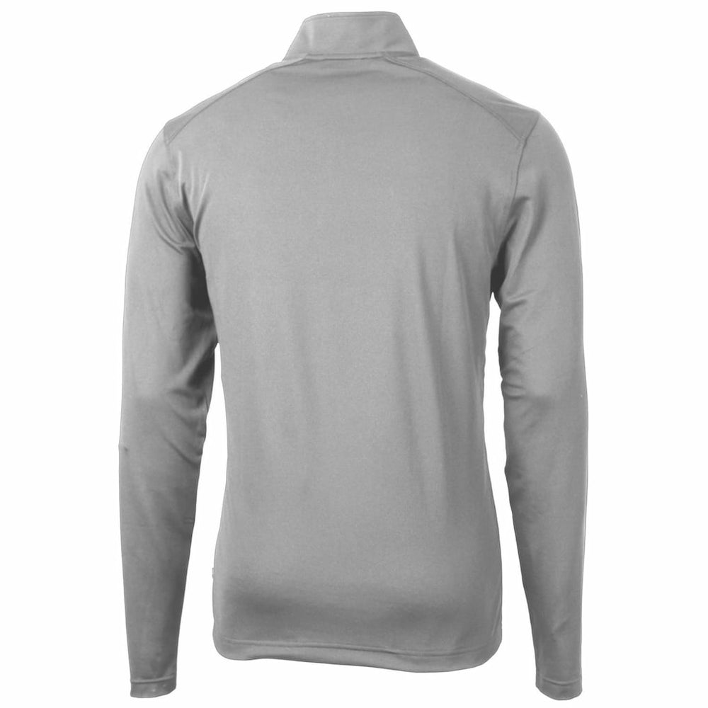 Chicago Bears  Cutter & Buck Throwback Logo Virtue Eco Pique Recycled Quarter-Zip Pullover Top