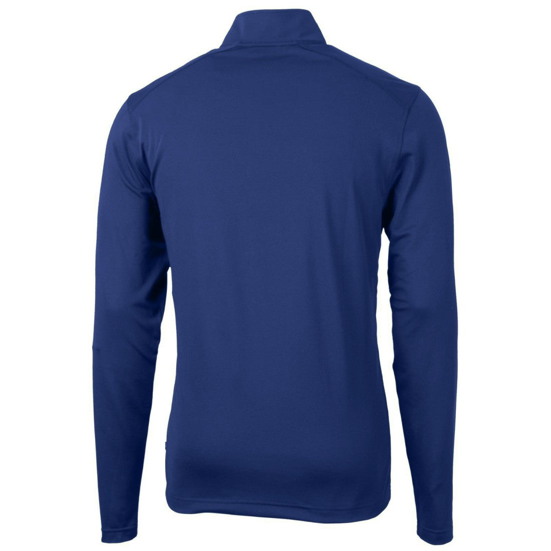 Denver Broncos  Cutter & Buck Throwback Logo Virtue Eco Pique Recycled Quarter-Zip Pullover Top