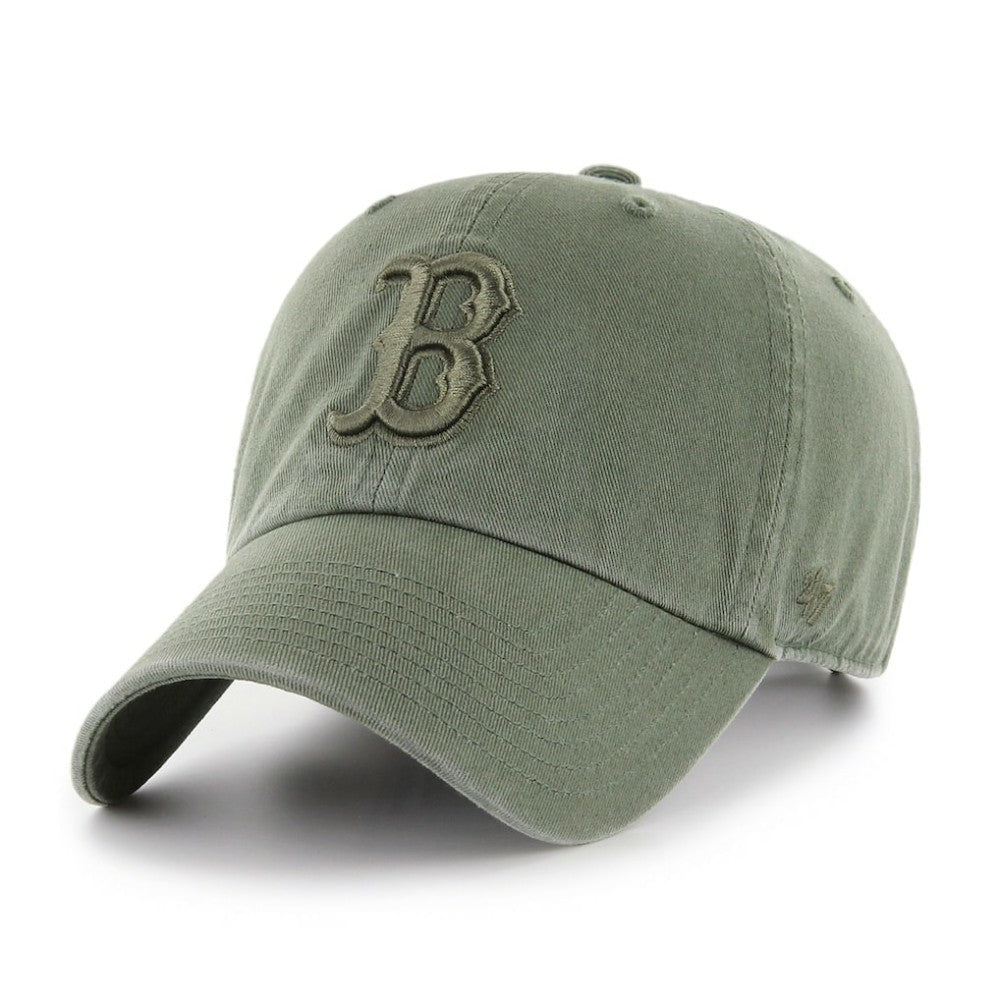 Boston Red Sox '47 Women's Primary Team Logo Clean Up Adjustable Hat – Green | MLB On Sale